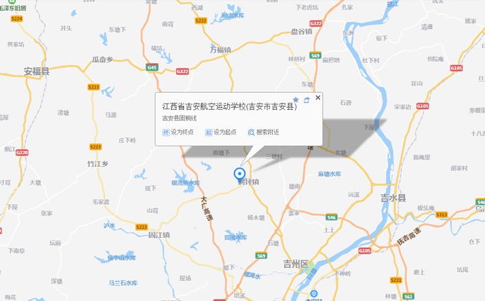 江西吉安基地地图